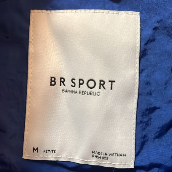 BR SPORT BANANA REPUBLIC,CRINKLE NYLON WINDBREAKER - Picture 2 of 6